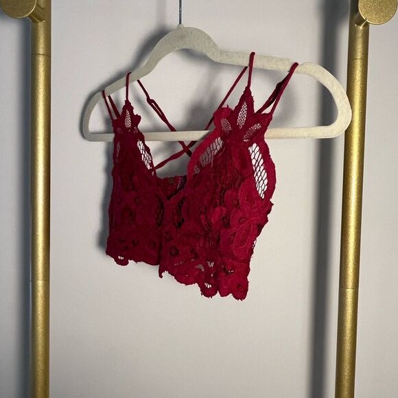 NWOT FREE PEOPLE Lace Bralette - Picture 5 of 9